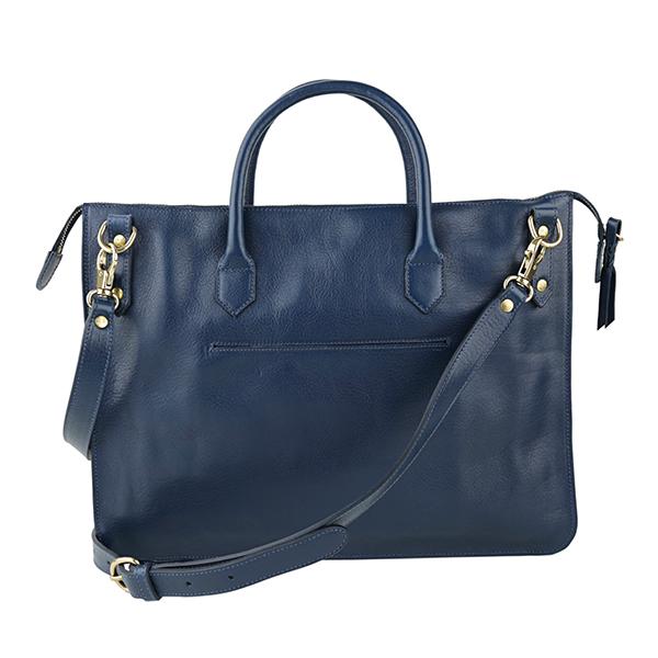 並行輸入 イルビゾンテ  ブリーフケース ヴァッケッタ D0308 TRP 866 BLU ブルー 青 爆買 | IL BISONTE | 01