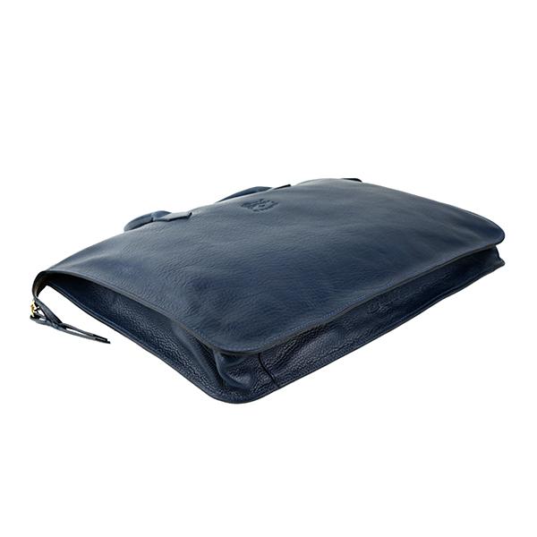 並行輸入 イルビゾンテ  ブリーフケース ヴァッケッタ D0308 TRP 866 BLU ブルー 青 爆買 | IL BISONTE | 02