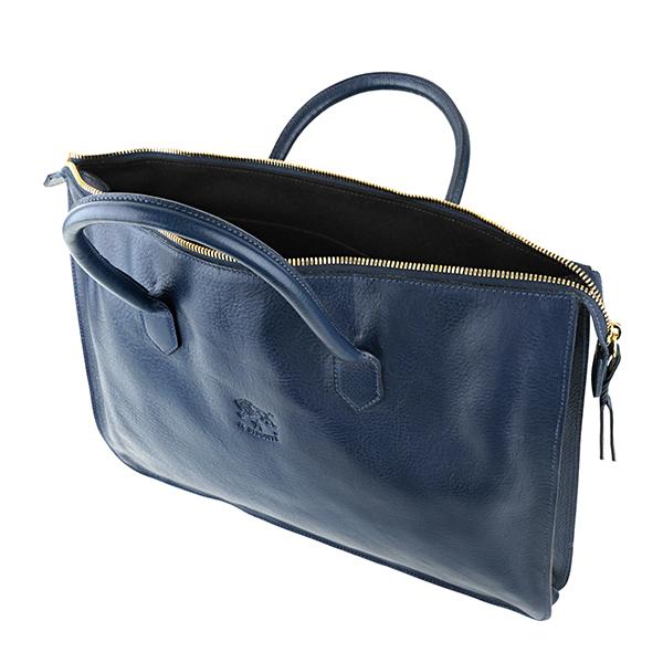 並行輸入 イルビゾンテ  ブリーフケース ヴァッケッタ D0308 TRP 866 BLU ブルー 青 爆買 | IL BISONTE | 03