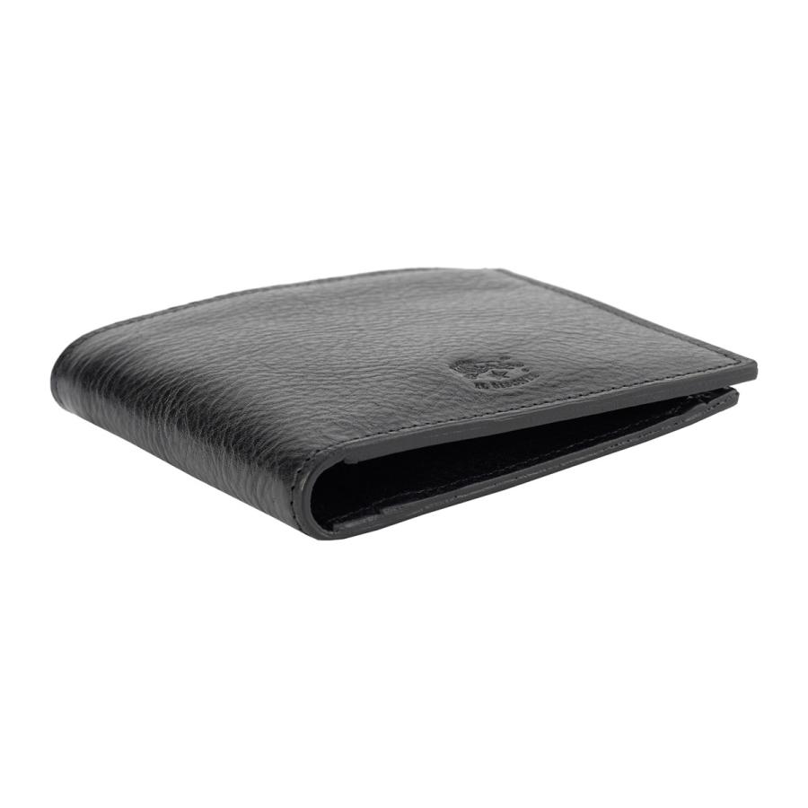 イルビゾンテ☆二つ折り財布☆ブラック☆メンズ☆レディース IL BISONTE 並行輸入 イルビゾンテ 2つ折り財布 セステッロ