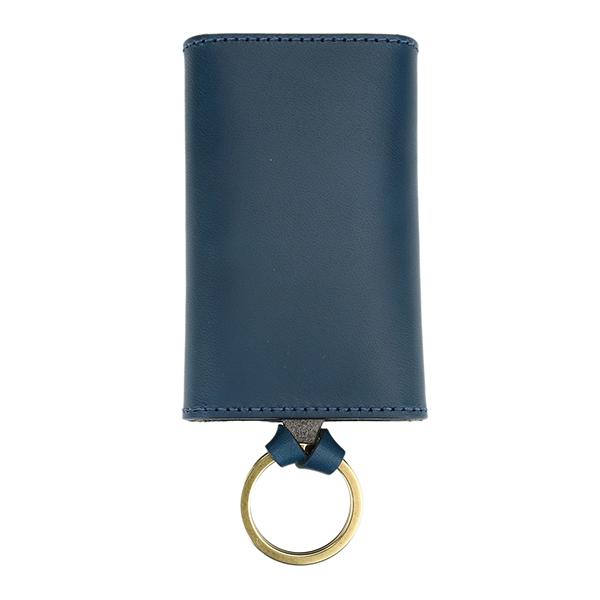 並行輸入 イルビゾンテ キーケース IL BISONTE ヴァッケッタ SKH045 PG0001 BL137Bユニセックス ネイビー 紺 青 | IL BISONTE | 01