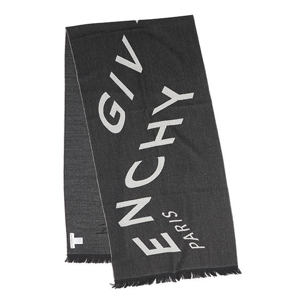 並行輸入 ジバンシイ マフラー ストール GIVENCHY ウール 4518 J4183 1メンズ ブラック 黒