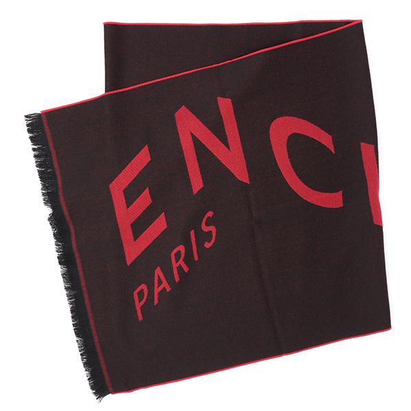 並行輸入 ジバンシイ マフラー ストール GIVENCHY ウール 4518 J4183 2メンズ ブラック 黒_5