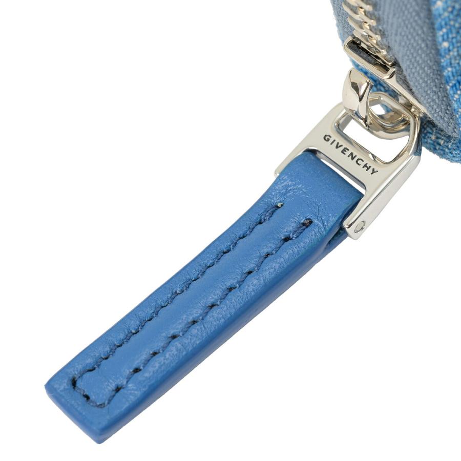 並行輸入 ジバンシイ 長財布(ラウンドファスナー) GIVENCHY ブランドロゴ BB60L7 B1TC 420レディース ブルー系 青 爆買の画像