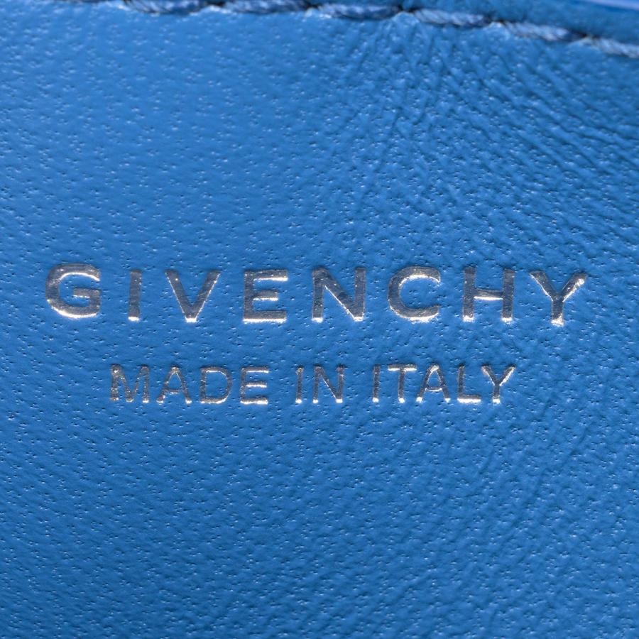並行輸入 ジバンシイ 長財布(ラウンドファスナー) GIVENCHY ブランドロゴ BB60L7 B1TC 420レディース ブルー系 青 爆買の画像
