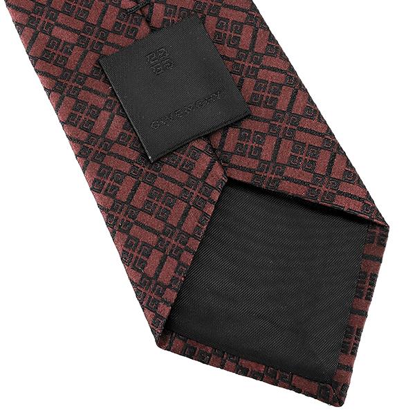 並行輸入 ジバンシイ ネクタイ GIVENCHY シルク J1750 6メンズ ワインレッド 赤 | GIVENCHY | 07