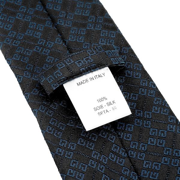 並行輸入 ジバンシイ ネクタイ GIVENCHY シルク J1750 7メンズ ブラック 黒 ブルー | GIVENCHY | 06