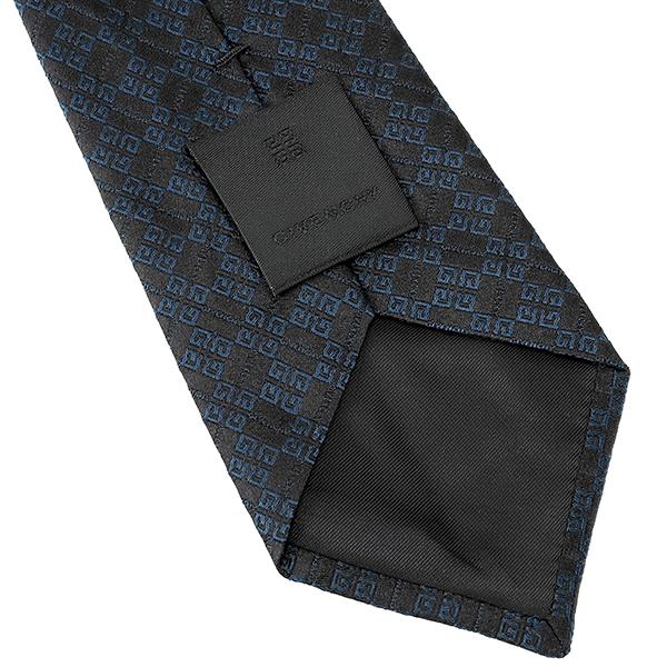 並行輸入 ジバンシイ ネクタイ GIVENCHY シルク J1750 7メンズ ブラック 黒 ブルー | GIVENCHY | 07
