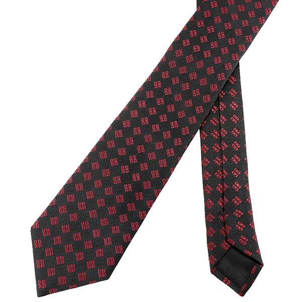 並行輸入 ジバンシイ ネクタイ GIVENCHY シルク J1751 5メンズ ブラック 黒 レッド 赤 | GIVENCHY | 04