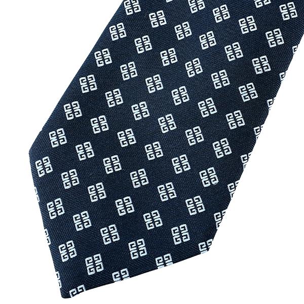 並行輸入 ジバンシイ ネクタイ GIVENCHY シルク J1751 6メンズ ネイビー 紺 | GIVENCHY | 01