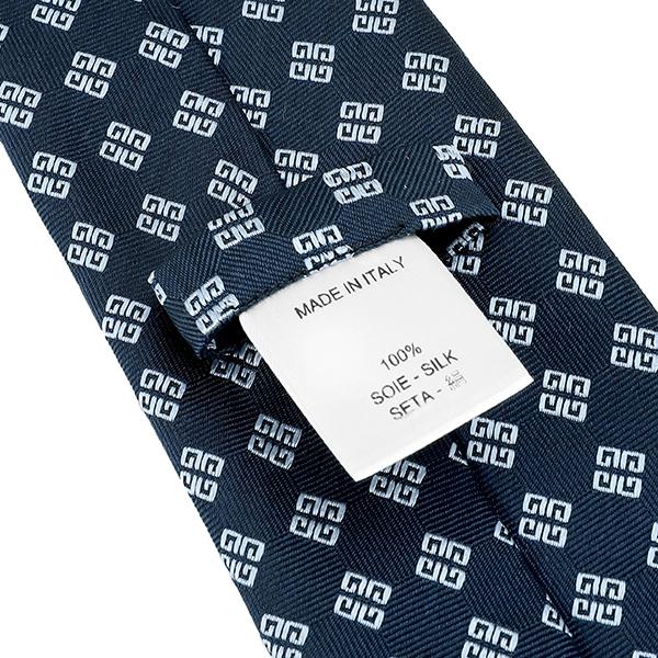 並行輸入 ジバンシイ ネクタイ GIVENCHY シルク J1751 6メンズ ネイビー 紺 | GIVENCHY | 06