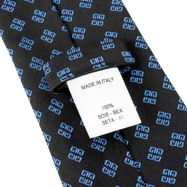並行輸入 ジバンシイ ネクタイ GIVENCHY シルク J1751 7メンズ ブラック 黒 ブルー 青 | GIVENCHY | 06