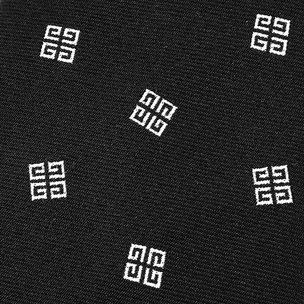 並行輸入 ジバンシイ ネクタイ GIVENCHY シルク J1752 2メンズ ブラック 黒 ホワイト 白 | GIVENCHY | 02