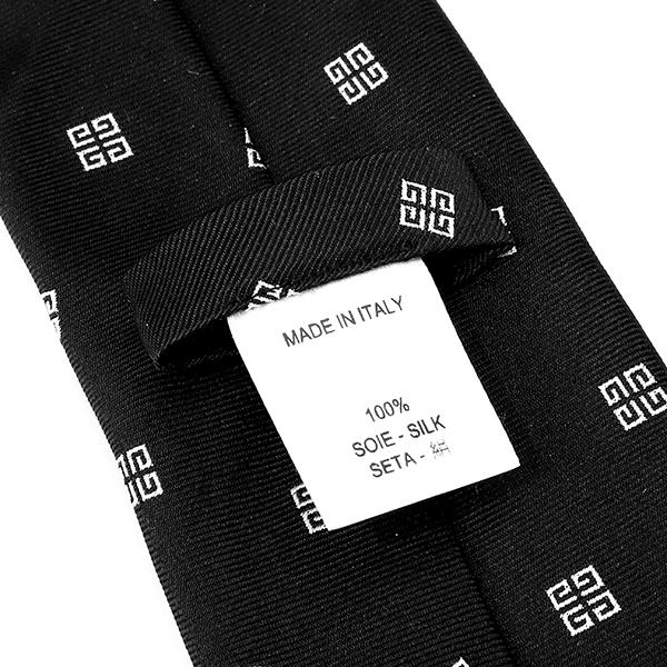 並行輸入 ジバンシイ ネクタイ GIVENCHY シルク J1752 2メンズ ブラック 黒 ホワイト 白 | GIVENCHY | 06