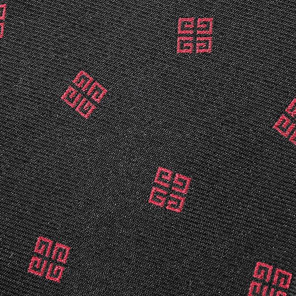 並行輸入 ジバンシイ ネクタイ GIVENCHY シルク J1752 8メンズ ブラック 黒 レッド 赤 | GIVENCHY | 02