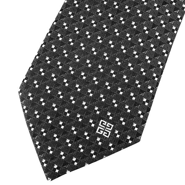 並行輸入 ジバンシイ ネクタイ GIVENCHY シルク J1776 1メンズ ブラック 黒 | GIVENCHY | 01