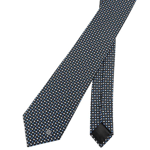 並行輸入 ジバンシイ ネクタイ GIVENCHY シルク J1777 3メンズ ブラック 黒 ブルー 青 | GIVENCHY | 04