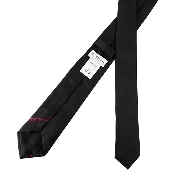 GIVENCHY ブラック シルク ネクタイ GIVENCHY（ジバンシィ） 並行輸入 ジバンシイ ネクタイ シルク J3776 3