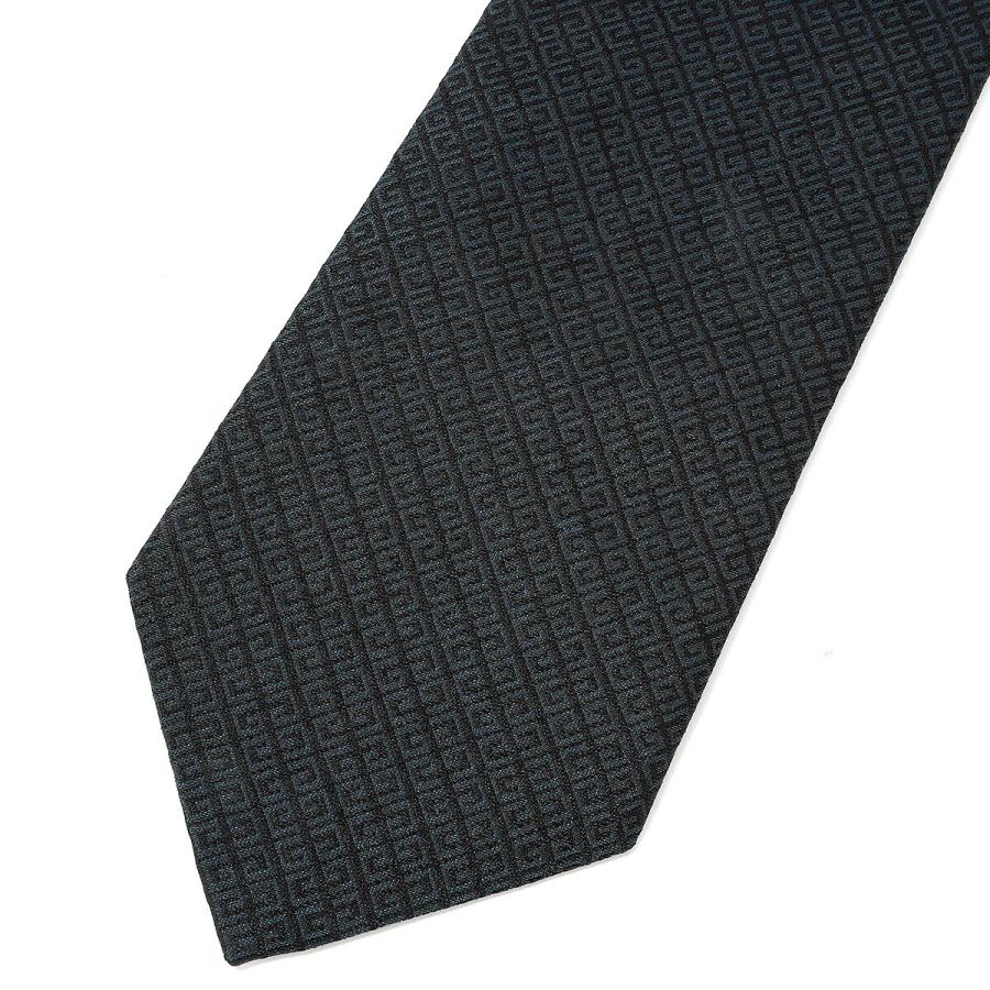 並行輸入 ジバンシイ ネクタイ GIVENCHY 4G シルクジャカード J5864 034メンズ ネイビー 紺 | GIVENCHY | 01