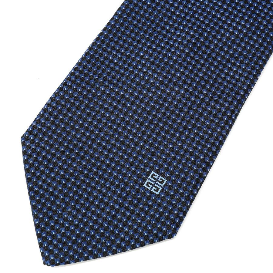 並行輸入 ジバンシイ ネクタイ GIVENCHY シルクジャカード J5893 010メンズ ブルー | GIVENCHY | 01