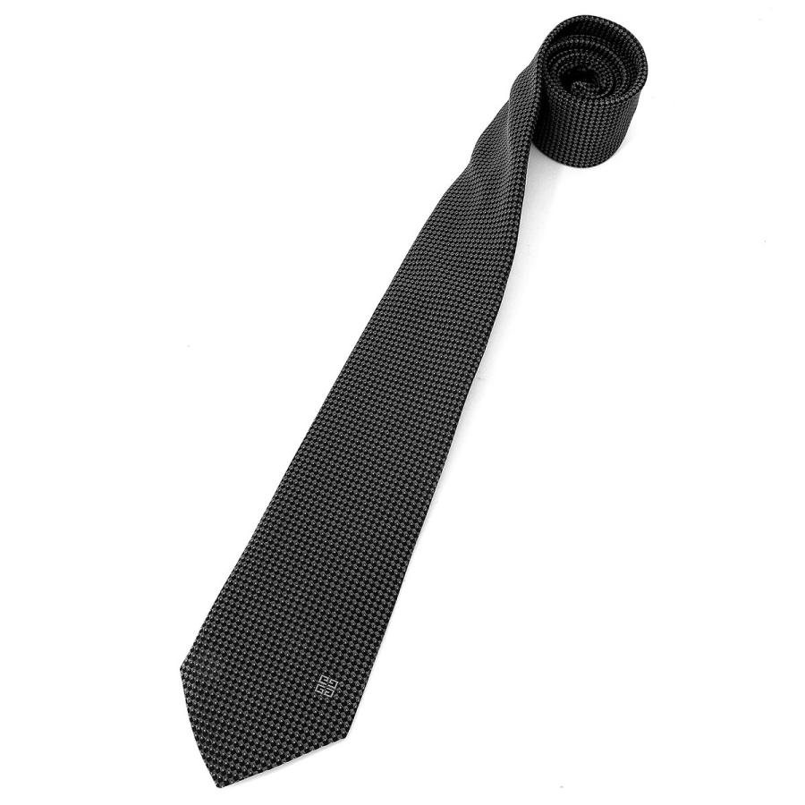 並行輸入 ジバンシイ ネクタイ GIVENCHY シルクジャカード J5893 005メンズ ブラック 黒 | GIVENCHY | 03