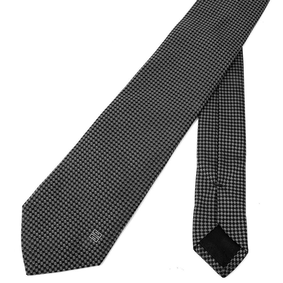 並行輸入 ジバンシイ ネクタイ GIVENCHY シルクジャカード J5893 005メンズ ブラック 黒 | GIVENCHY | 04