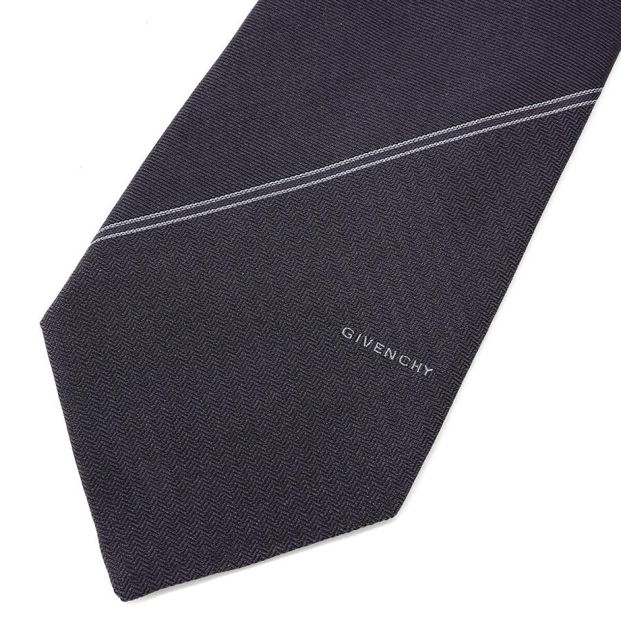 並行輸入 ジバンシイ ネクタイ GIVENCHY シルク J5895 002メンズ パープル 紫 | GIVENCHY | 01