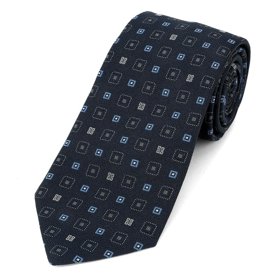 並行輸入 ジバンシイ ネクタイ GIVENCHY シルクジャカード J5901 002メンズ ブルー 青 | GIVENCHY