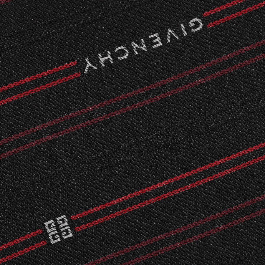 並行輸入 ジバンシイ ネクタイ GIVENCHY シルク J5902 001メンズ ブラック 黒 レッド 赤 | GIVENCHY | 02