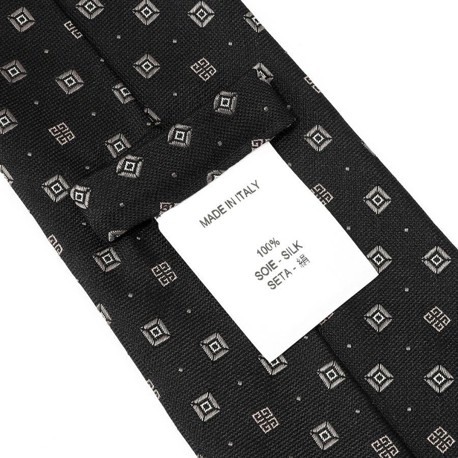 並行輸入 ジバンシイ ネクタイ GIVENCHY シルクジャカード J5903 001メンズ ブラック 黒 | GIVENCHY | 06