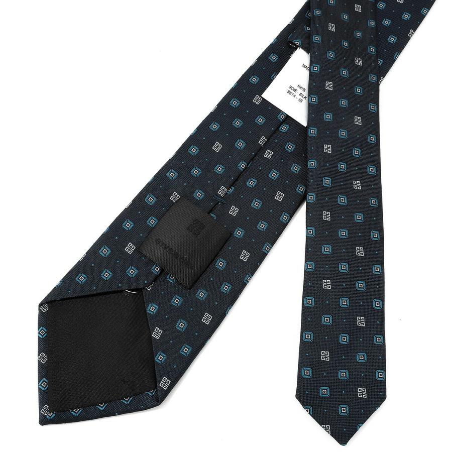 並行輸入 ジバンシイ ネクタイ GIVENCHY シルクジャカード J5903 002メンズ ネイビー 紺 | GIVENCHY | 05