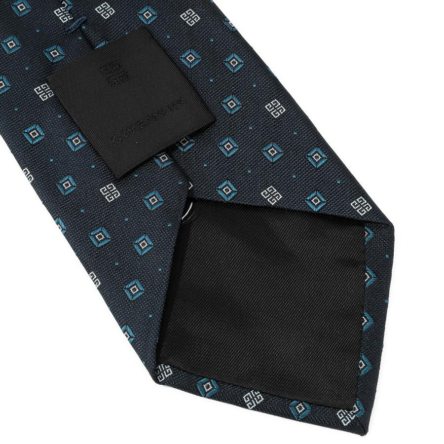 並行輸入 ジバンシイ ネクタイ GIVENCHY シルクジャカード J5903 002メンズ ネイビー 紺 | GIVENCHY | 07
