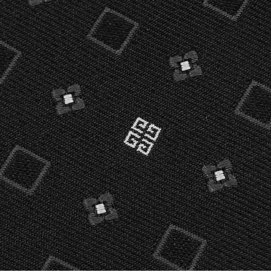 並行輸入 ジバンシイ ネクタイ GIVENCHY シルクジャカード J5906 001メンズ ブラック 黒 | GIVENCHY | 02