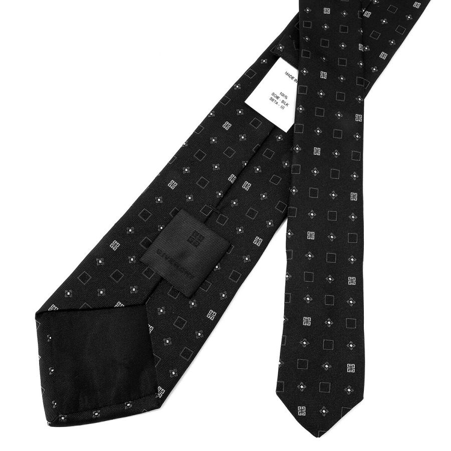 並行輸入 ジバンシイ ネクタイ GIVENCHY シルクジャカード J5906 001メンズ ブラック 黒 | GIVENCHY | 05