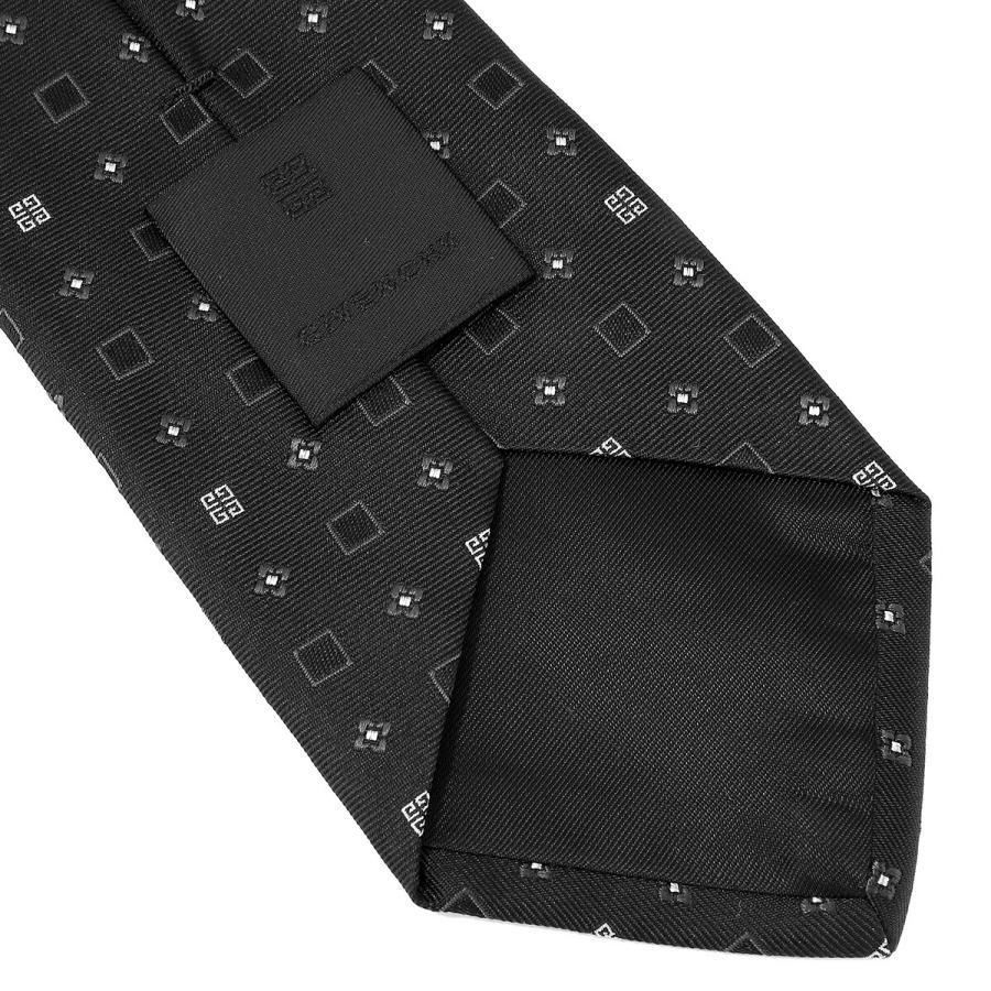 並行輸入 ジバンシイ ネクタイ GIVENCHY シルクジャカード J5906 001メンズ ブラック 黒 | GIVENCHY | 07