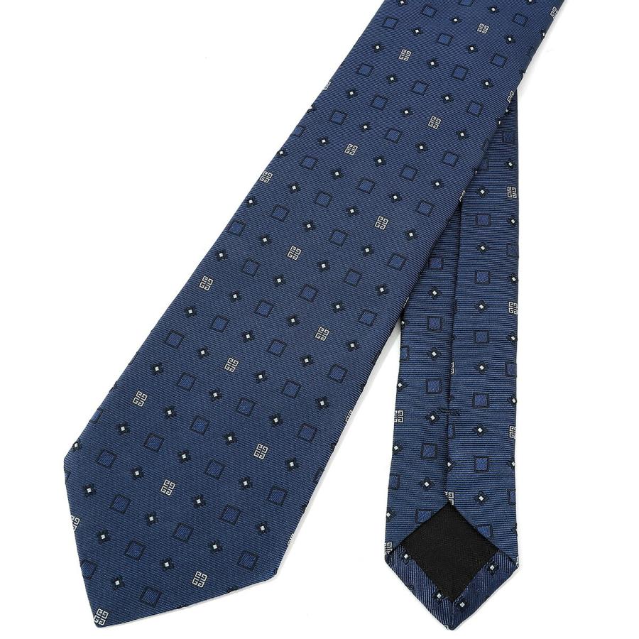 並行輸入 ジバンシイ ネクタイ GIVENCHY シルクジャカード J5906 004メンズ ブルー 青 | GIVENCHY | 04