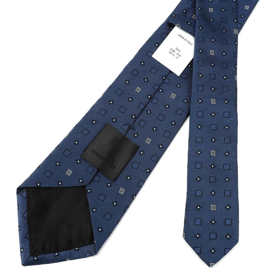 並行輸入 ジバンシイ ネクタイ GIVENCHY シルクジャカード J5906 004メンズ ブルー 青 | GIVENCHY | 05