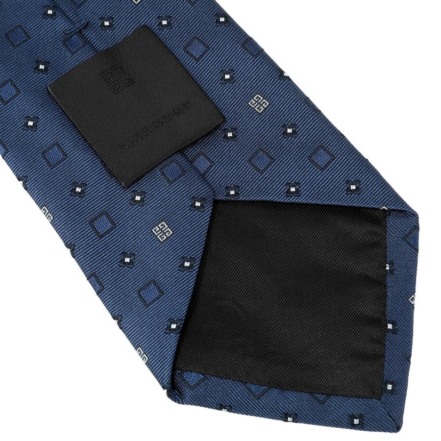 並行輸入 ジバンシイ ネクタイ GIVENCHY シルクジャカード J5906 004メンズ ブルー 青 | GIVENCHY | 07