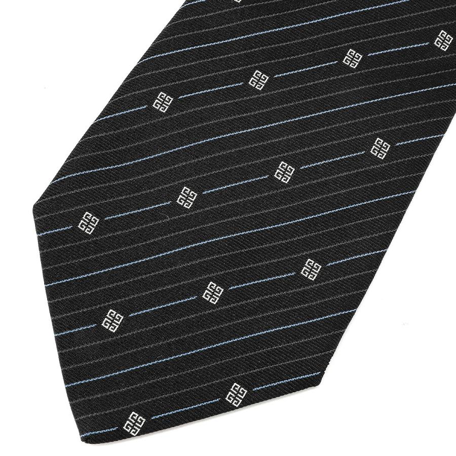 並行輸入 ジバンシイ ネクタイ GIVENCHY シルク J5907 001メンズ ブラック 黒 | GIVENCHY | 01