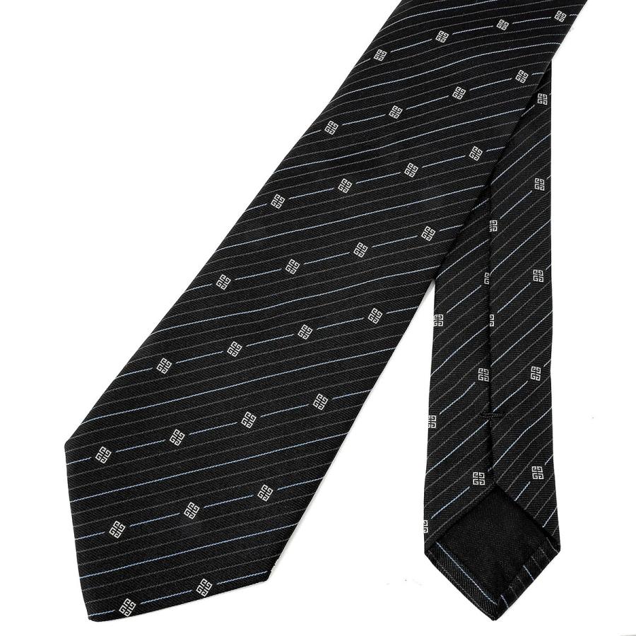 並行輸入 ジバンシイ ネクタイ GIVENCHY シルク J5907 001メンズ ブラック 黒 | GIVENCHY | 04