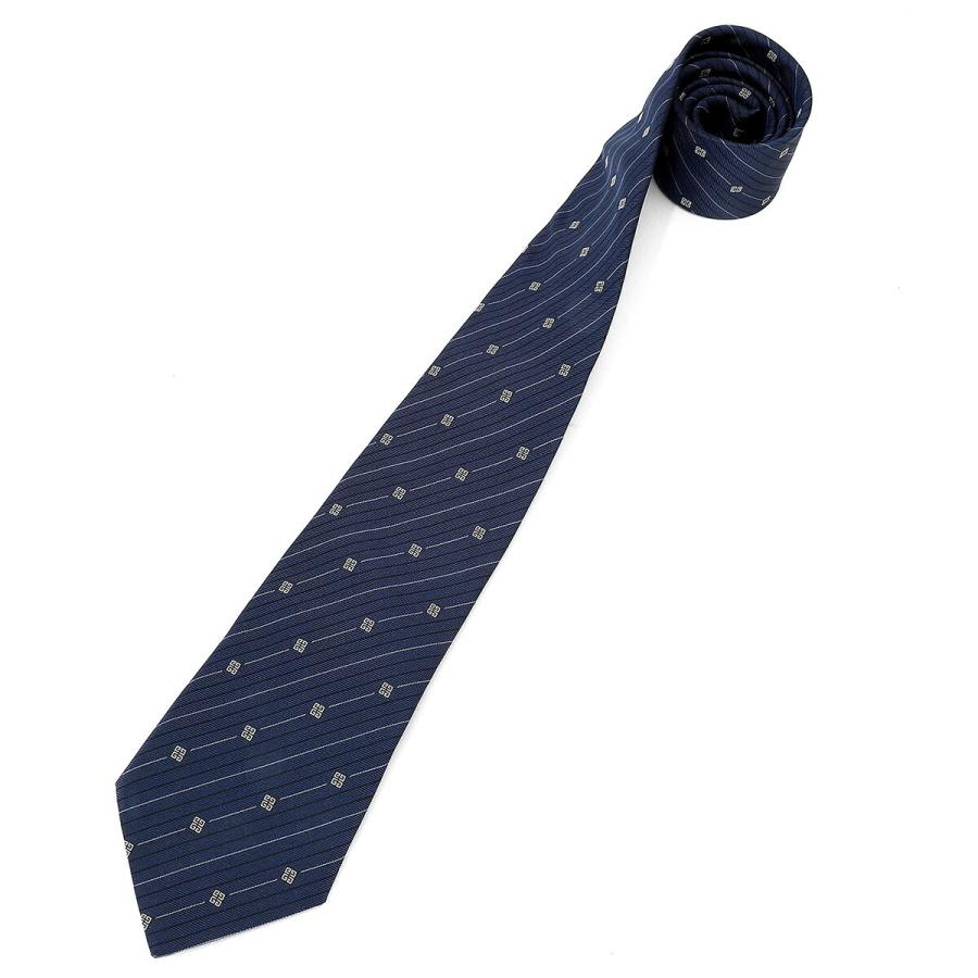 並行輸入 ジバンシイ ネクタイ GIVENCHY シルク J5907 002メンズ ネイビー 紺 | GIVENCHY | 03