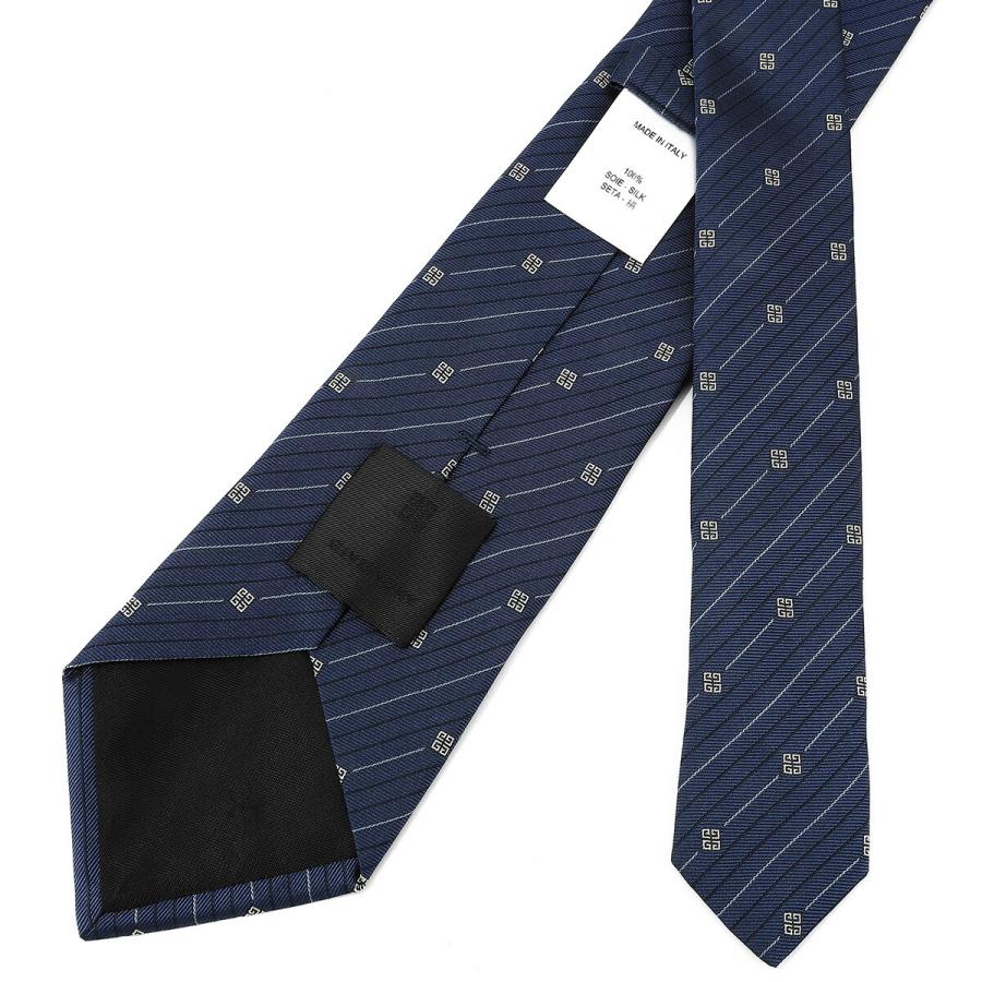 並行輸入 ジバンシイ ネクタイ GIVENCHY シルク J5907 002メンズ ネイビー 紺 | GIVENCHY | 05