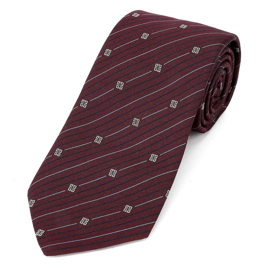 並行輸入 ジバンシイ ネクタイ GIVENCHY シルク J5907 003メンズ ダークレッド 赤系 | GIVENCHY