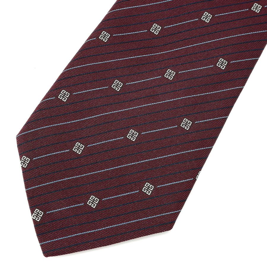 並行輸入 ジバンシイ ネクタイ GIVENCHY シルク J5907 003メンズ ダークレッド 赤系 | GIVENCHY | 01