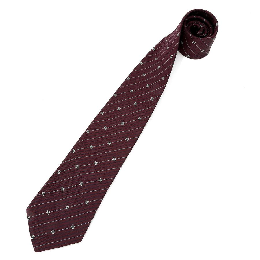 並行輸入 ジバンシイ ネクタイ GIVENCHY シルク J5907 003メンズ ダークレッド 赤系 | GIVENCHY | 03