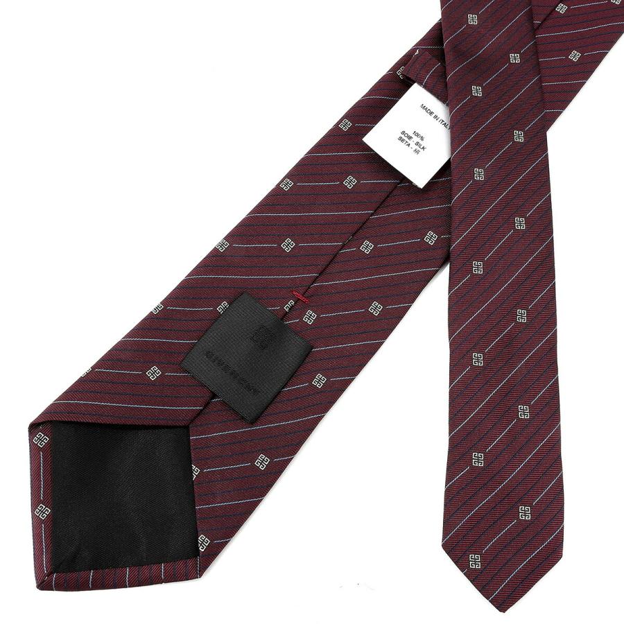 並行輸入 ジバンシイ ネクタイ GIVENCHY シルク J5907 003メンズ ダークレッド 赤系 | GIVENCHY | 05