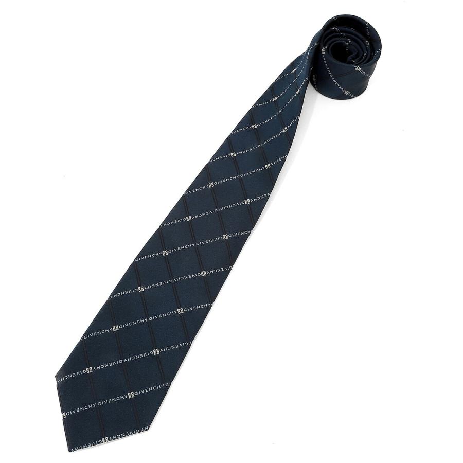 並行輸入 ジバンシイ ネクタイ GIVENCHY シルク J5912 002メンズ ネイビー 紺 | GIVENCHY | 03