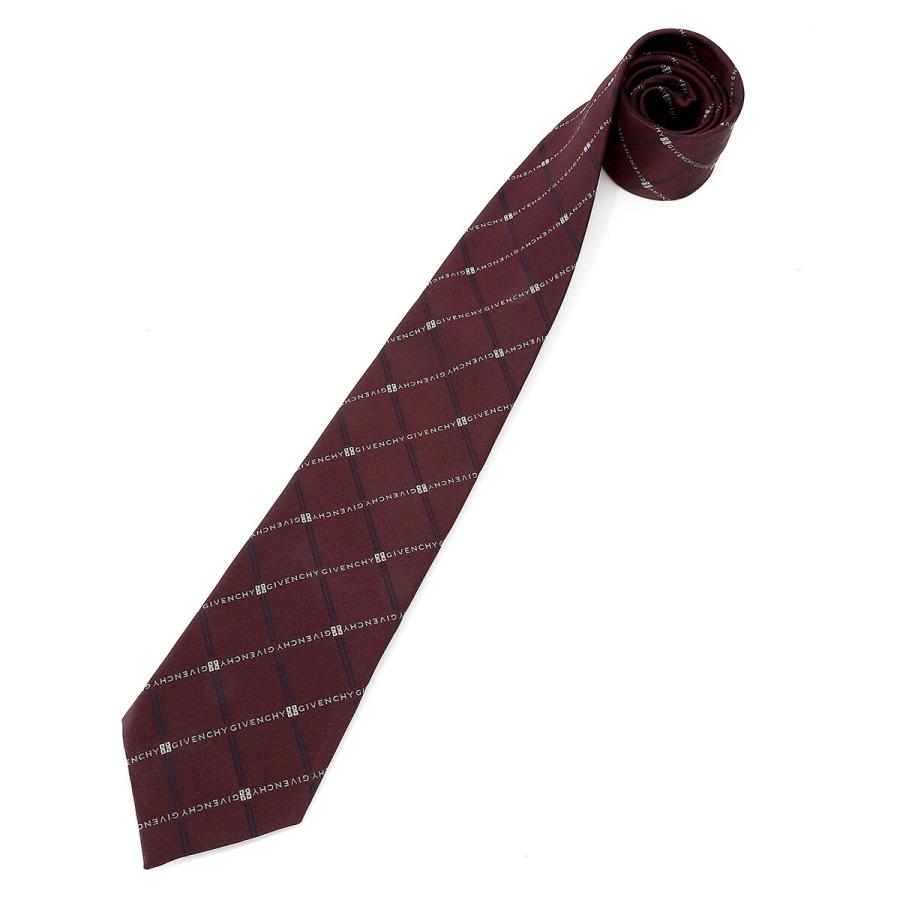 並行輸入 ジバンシイ ネクタイ GIVENCHY シルク J5912 005メンズ ダークレッド 赤系 | GIVENCHY | 03