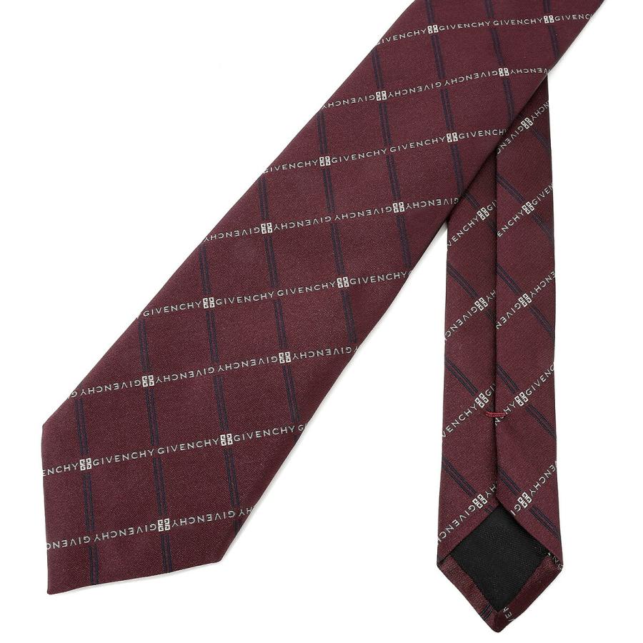 並行輸入 ジバンシイ ネクタイ GIVENCHY シルク J5912 005メンズ ダークレッド 赤系 | GIVENCHY | 04