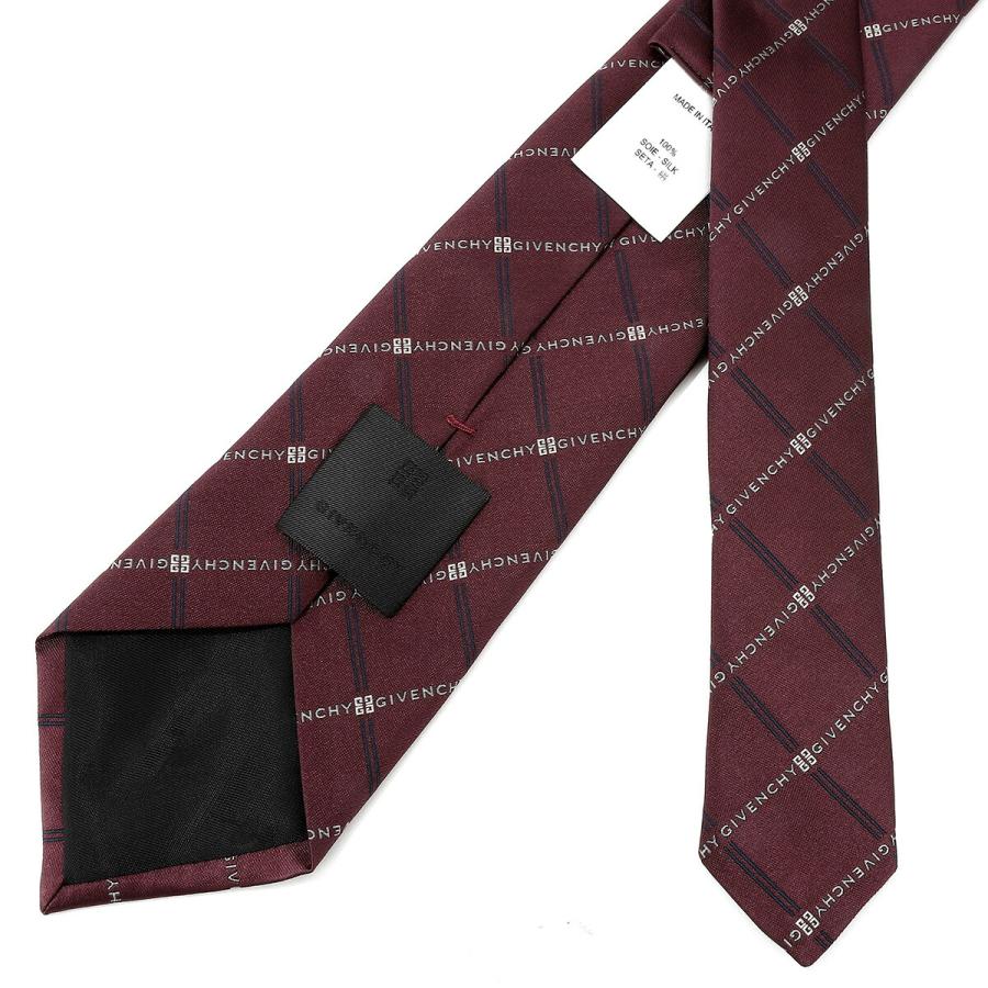 並行輸入 ジバンシイ ネクタイ GIVENCHY シルク J5912 005メンズ ダークレッド 赤系 | GIVENCHY | 05